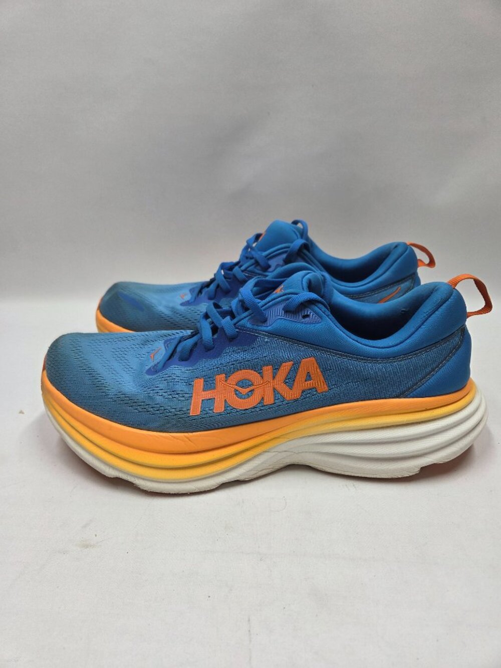 Hoka Bondi 8 Men's US Size 12D Men's Athletic Shoes Lace Up